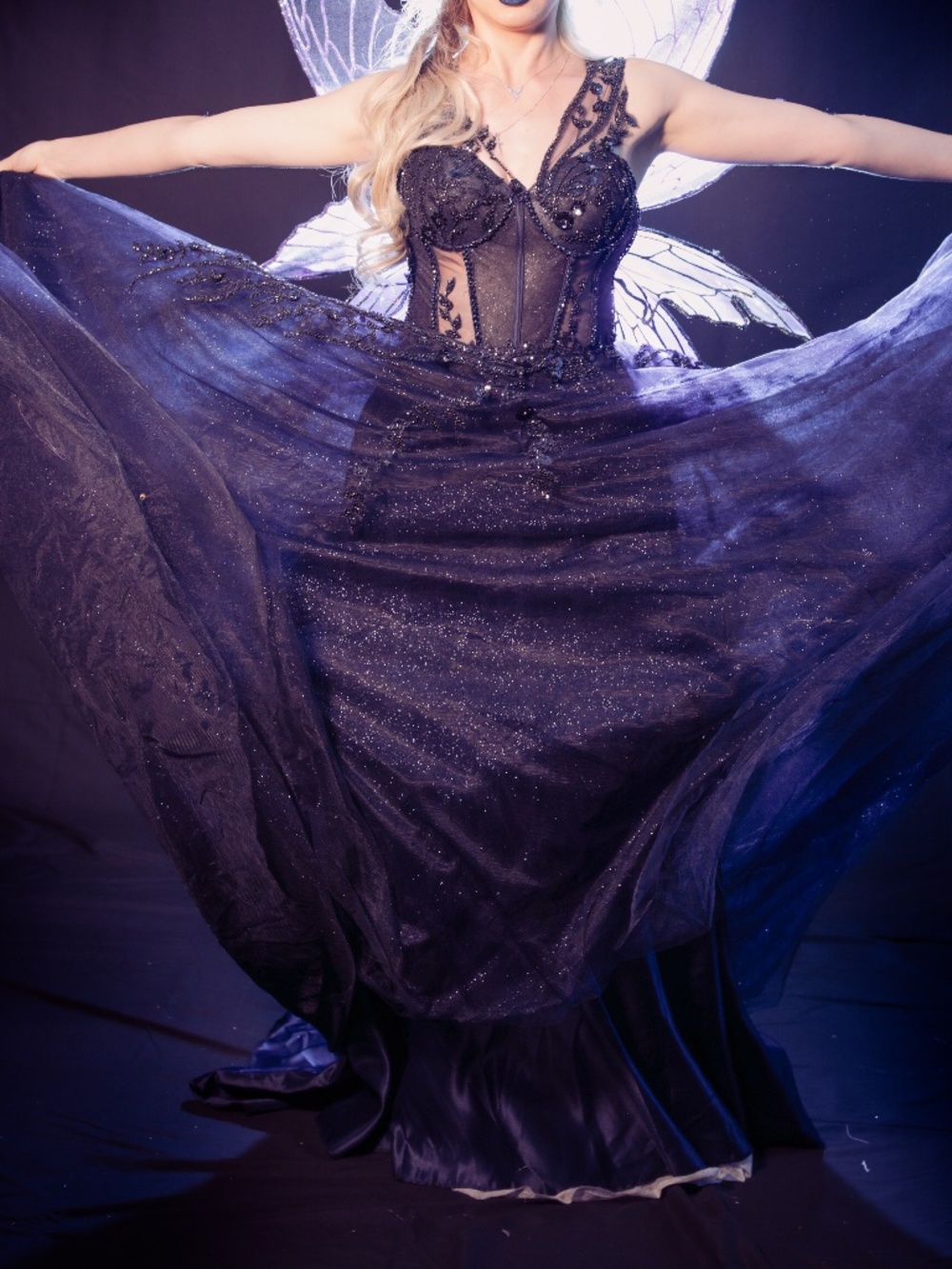 Midnight Blue Ballgown Size 2-8